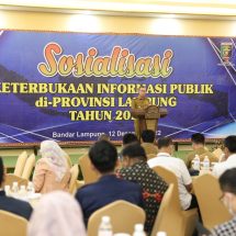 Sekdaprov Fahrizal Darminto Buka Sosialisasi Keterbukaan Informasi Publik