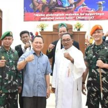 Danlanud BNY Tinjau Pengamanan Perayaan Malam Natal Di Kota Bandar Lampung dan Tulang Bawang