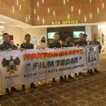 Nobar Film Tegar, Sertu Andika: Filmnya Mengajarkan Kita Untuk Bersyukur