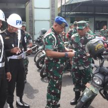 Cegah Pelanggaran Hukum, Kodim 0410/KBL Ikuti Sosialisasi Ops Gaktib dan Yustisi Polisi Militer