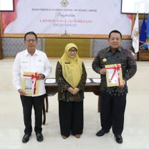 Gubernur Arinal Terima LHP BPK Hasil Pemeriksaan Kepatuhan Atas Belanja Modal Tahun Anggaran 2022 Dari Kepala BPK Lampung Yusnadewi