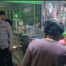 Warung Sembako Milik Amir Mahmud di Lampung Tengah di Satroni Maling