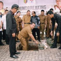 Ketua DPRD Lampung Mingrum Gumay Hadiri Groundbreaking Pembangunan GOR Saburai