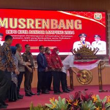 Sekdaprov Fahrizal Darminto Buka Musrenbang RKPD Tahun 2023 di Kota Bandar Lampung