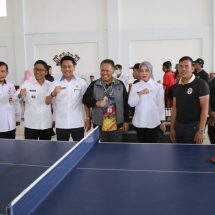 Hari Jadi Provinsi Lampung Ke- 59, Pemprov Gelar Pertandingan Bulu Tangkis, Tenis Meja dan Atletik Pelajar Difabel Se- Provinsi Lampung