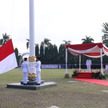 Upacara Peringatan HUT Ke-59 Provinsi Lampung, Gubernur Berharap Sinergitas Seluruh Elemen Masyarakat Untuk Membangun Lampung