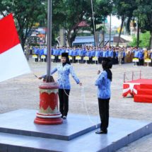 Sekdakab Thamrin Pimpin Upacara Hari Jadi Provinsi Lampung Ke 59