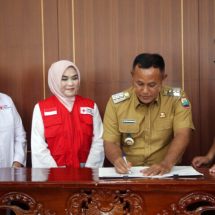 Pemerintah Kabupaten Lamsel Teken MoU dan PKS Bersama PMI Lampung Selatan