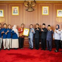 Bupati Lampung Selatan Nanang Ermanto Menerima Kunjungan Silaturahmi Kepala BPJS Kesehatan Cabang Bandar Lampung