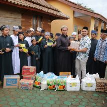 LKKS Provinsi Lampung dan SKIn Lampung Bersinergi Berbagi Sedekah Ramadhan di Pesawaran