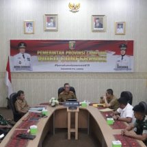 Rakor Pengendalian Inflasi Daerah, Pemprov Lampung Tindaklanjuti Arahan Pusat Dalam Antisipasi Hari Raya Idul Fitri 1444 H