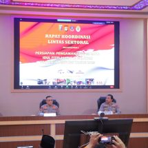 Kapolda Lampung Irjen Pol Helmy Santika Pimpin Rakor Lintas Sektoral Kesiapan Hari Raya Idul Fitri 1444 H Tahun 2023