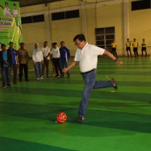 Merajut Kebersamaan, Disnaker Provinsi Lampung Gelar Liga Futsal Peringati Hari Buruh Internasional