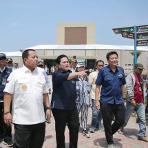 Gubernur Arinal Dampingi Panglima TNI, Kapolri, Menhub dan Menteri BUMN Pantau Kesiapan Jalur Mudik di Pos Terpadu Bakauheni