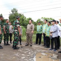 Gubernur Arinal dan Forkopimda Tinjau Kondisi Jalan di Rumbia Lampung Tengah