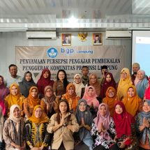 Bergerak Bersama Komunitas Provinsi Lampung dan Penyamaan Persepsi Pengajar, Pembekalan di BGP