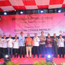 Kabid Humas Polda Lampung Hadiri Launching Program Gerakan Cerdas Memilih di RRI Bandar Lampung