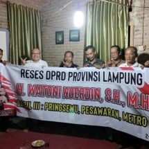Serap Aspirasi, Anggota Komisi I DPRD Lampung Watoni Nurdin Kunjungi Dapil