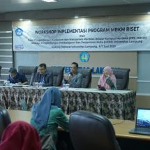 Unila Gelar Workshop Riset MBKM Untuk 50 Dosen Penerima Hibah