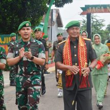 Kunjungi Kompi Senapan C Yonif 143/TWEJ, Danrem 043/Gatam Tekankan Jaga Kebersihan Pangkalan