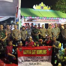 Tim Penilai Lomba Satkamling Polda Lampung Apresiasi Pos Kamling Labuhan Ratu Raya