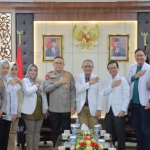 Kapolda Lampung Terima Kunjungan Perkumpulam Dokter Obstetri dan Ginekologi Lampung
