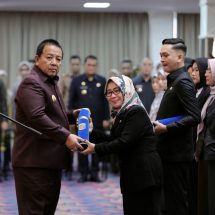 Gubernur Arinal Lantik dan Mengambil Sumpah Jabatan 405 Pejabat Fungsional di Lingkungan Pemprov Lampung