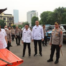 Periksa Randis dan Sarpras, Polresta Bandar Lampung Terima Kunjungan Tim Itwasum Polri