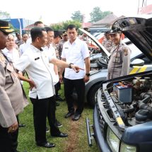 Tim Itwasum Polri Cek Sarpras Kesiapan Pemilu 2024 di Polres Tulang Bawang