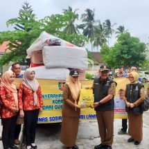 Berikan Bantuan Sembako dan Buffer Stock, Gubernur Arinal Sampaikan Salam Turut Prihatin Atas Musibah Banjir Bandang Tanggamus