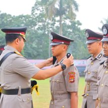 Wakapolda Lampung, Lantik 156 Bintara Polri Gelombang I Tahun 2023