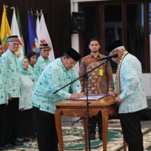Gubernur Arinal Dikukuhkan Jadi Ketua Persatuan Pensiunan Indonesia Provinsi Lampung Masa Bakti 2023-2028