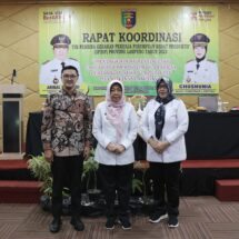 Dibuka Ria Andari Mewakili Gubernur, Pemprov Lampung Gelar Rakor Tim Pembina Gerakan Perempuan Senat Produktif Tahun 2023