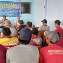 Silahturahmi Paguyuban Nelayan, Ditpolairud Polda Lampung Titip Pesan Jangan Pakai Bom Peledak