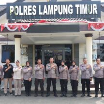Bid Humas Polda Lampung Laksanakan Supervisi Ke Polres Lampung Timur