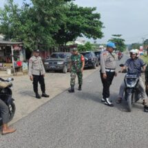 Wujudkan Sinergitas, TNI-Polri Gelar Patroli Gabungan di Polres Tulang Bawang Barat