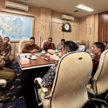 Ketua DPRD Mingrum Gumay Menerima Silaturahmi Jajaran Bawaslu Lampung