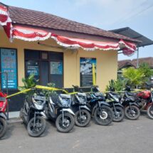 Ungkap Kasus Curanmor, Polsek Sukarame Polresta Bandar Lampung Amankan 12 Unit Sepeda Motor Hasil Curian