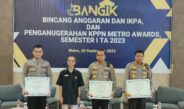 Kapolres Lampung Timur Terima Empat Penghargaan Dari KPPN Metro