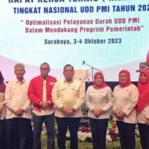 Ketua PMI Hj.Winarni Nanang Ikuti Rakernis Donor Darah Tingkat Nasional