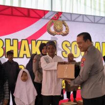 Wujudkan Pemilu Damai, Kaops Nusantara Cooling System Tebar 1.500 Paket Sembako di Tasikmalaya