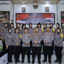 Asistensi Polisi RW Direktorat Binmas Polda Lampung Kunjungi Polres Lampung Utara