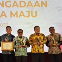 Pemprov Lampung Raih Anugerah Pengadaan 2023 Terkait Penggunaan Produk Dalam Negeri Terbesar