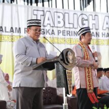 Gubernur Arinal dan Ribuan Masyarakat Hadiri Pengajian Akbar Pemprov Lampung di Kabupaten Tulang Bawang