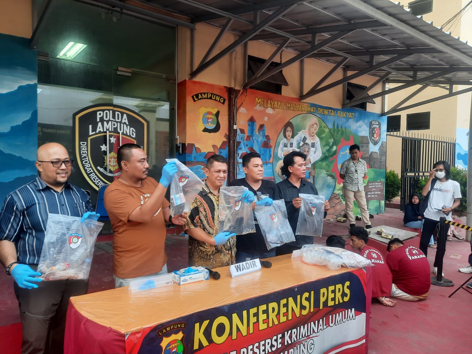 Pelaku curat Tabrak Anggota Polri di Pesisir Barat, Berhasil Diamankan Polda Lampung