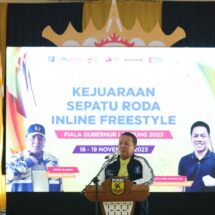 Gubernur Arinal Buka Kejuaraan Sepatu Roda Inline Freestyle Piala Gubernur Lampung 2023