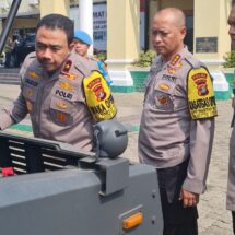 Wakapolda Lampung Brigjen Pol Umar Effendi Cek Kendaraan Taktis, Ini Pesannya