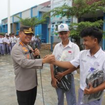 Kunjungi SMK BLK, Kapolresta Bandar Lampung: Kami Hadir, Kami Peduli Dengan Generasi Muda