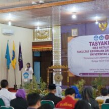 Tasyakuran, Potong Tumpeng Pada Rangkaian Dies Natalis ke-56 FKIP Universitas Lampung