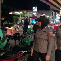 Malam Libur, Polwan Polresta Bandar Lampung Disiagakan Di Lokasi Keramaian